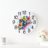 GRANDE HORLOGE RONDE ABC (Maison)