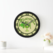 Grande Horloge Ronde Absinthe Fairy Dans Le Verre (Maison)