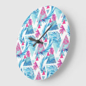 Grande Horloge Ronde Abstract (Angle)