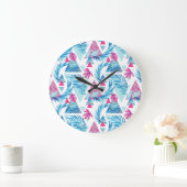 Grande Horloge Ronde Abstract (Maison)