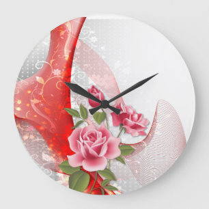 Grande Horloge Ronde Abstract Art 37 Clock