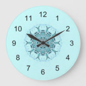 Grande Horloge Ronde Abstract seafoam (Recto)