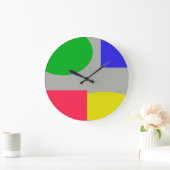 Grande Horloge Ronde Abstrait (Maison)