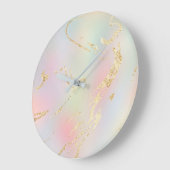 Grande Horloge Ronde abstrait dégradé arrière - plan (Angle)