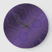 Grande Horloge Ronde Acceptation | Médaillons de méditation violette (Recto)