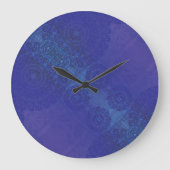 Grande Horloge Ronde Acceptation | Médaillons de violet violet bleu Ind (Recto)