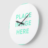 Grande Horloge Ronde Acrylic Wall Clock, Round (Large) (Angle)