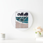 Grande Horloge Ronde Acrylique (Maison)