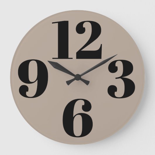 Grande Horloge Ronde Acryllic Wall Clock (Recto)