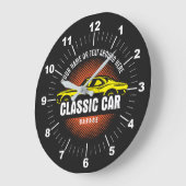 Grande Horloge Ronde Add Name Text   (Angle)