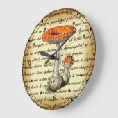 Grande Horloge Ronde Adolphe Millot ~ Champignons-pour tous fixes ~ (Angle)