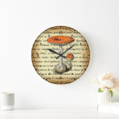 Grande Horloge Ronde Adolphe Millot ~ Champignons-pour tous fixes ~ (Maison)
