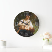 Grande Horloge Ronde Adolphus Child And Ado par William Bouguereau (Maison)