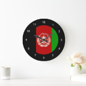 Grande Horloge Ronde Afghan flag Wall Clocks (Maison)