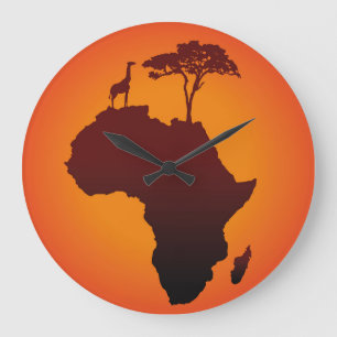 Grande Horloge Ronde African Safari Map