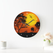 Grande Horloge Ronde African Sunset (Maison)