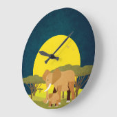 Grande Horloge Ronde Afrique (Angle)