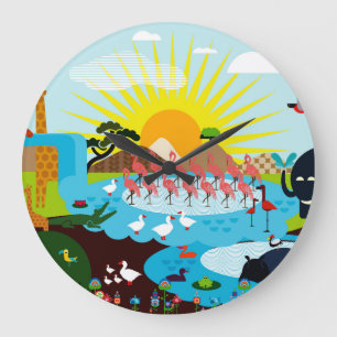 Grande Horloge Ronde Afrique