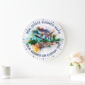Grande Horloge Ronde Agence immobilière et raison sociale d'agent (Maison)
