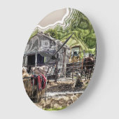 GRANDE HORLOGE RONDE AGRICULTURE (Angle)