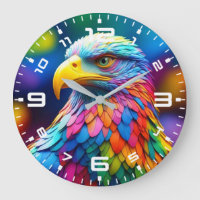 Aigle chauve aux couleurs de l'arc-en-ciel-65456