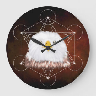 Grande Horloge Ronde aigle metatron