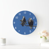 Grande Horloge Ronde Aigles chauds (Maison)