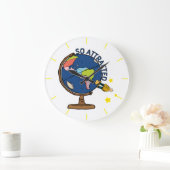 Grande Horloge Ronde Ainsi attiré (Maison)