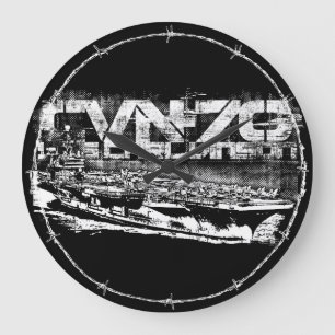 Grande Horloge Ronde Aircraft carrier Carl Vinson Acrylic Wall Clock