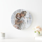 Grande Horloge Ronde Ajouter votre photo (Maison)