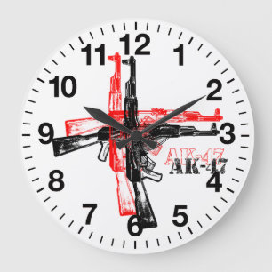 GRANDE HORLOGE RONDE AK 47
