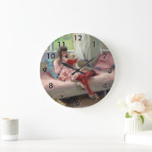 Grande Horloge Ronde Albert Edelfeel - Les bons amis (Maison)