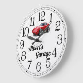 Grande Horloge Ronde Albert's Corvette Garage (Angle)
