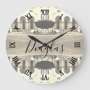 Grande Horloge Ronde Algérie vintage Alger La poste