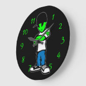 Grande Horloge Ronde Alien (Angle)