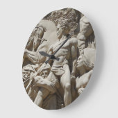 Grande Horloge Ronde Allégement grec (Angle)