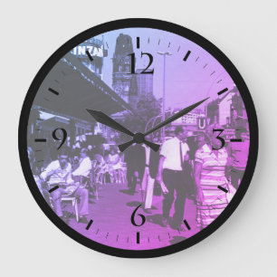 Grande Horloge Ronde Allemagne vintage Berlin kurfürstendamm avenue Lar