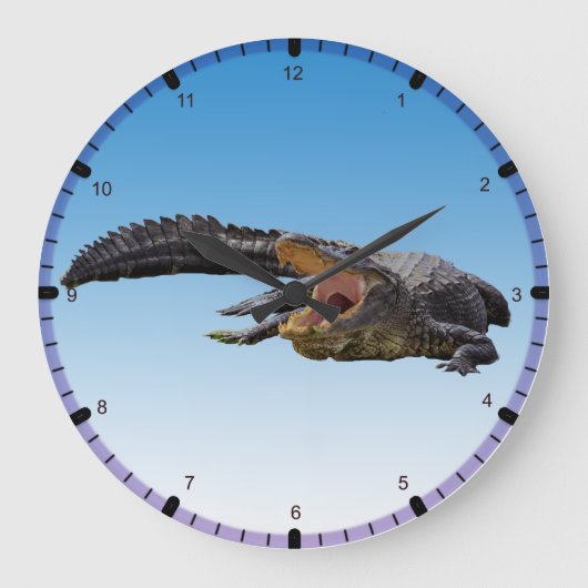 Grande Horloge Ronde Alligator (Recto)