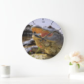 Grande Horloge Ronde Alligator américain (Maison)