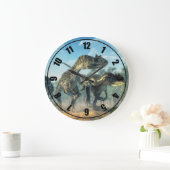 Grande Horloge Ronde Allosaure (Maison)