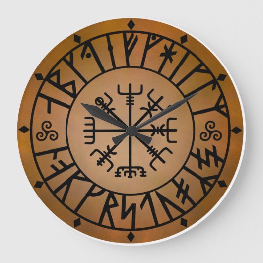 Grande Horloge Ronde Alphabet de Viking (Recto)