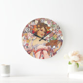 Grande Horloge Ronde Alphonse Mucha (Maison)