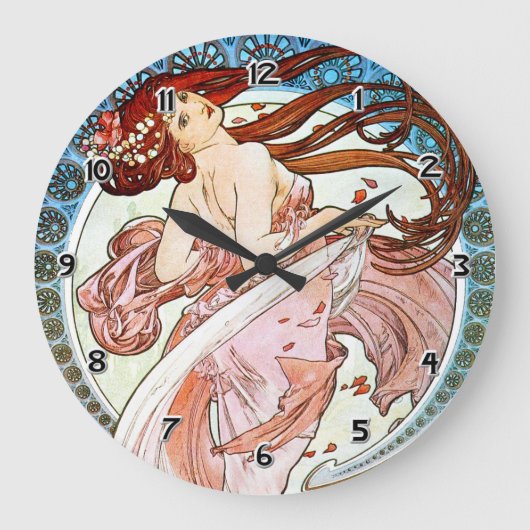Grande Horloge Ronde Alphonse Mucha Dance (Recto)