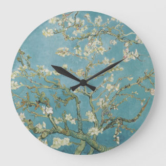 Grande Horloge Ronde Amandiers en fleurs par Vincent Van Gogh