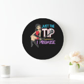 Grande Horloge Ronde Amateurs de billard | Juste Le Conseil Que Je Prom (Maison)