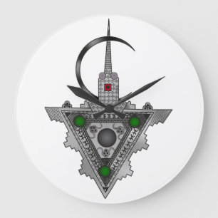 Grande Horloge Ronde Amazigh Tazerzit