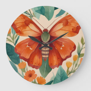 Grande Horloge Ronde Amber Wings