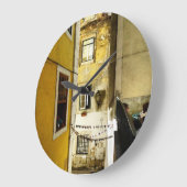 Grande Horloge Ronde Ambiance à Lisbonne (Angle)