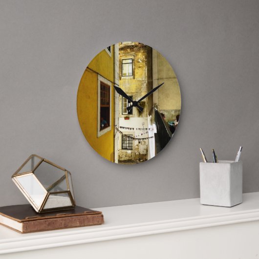 Grande Horloge Ronde Ambiance à Lisbonne (Bureau)