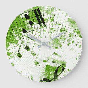 Grande Horloge Ronde Ambiance Musicale 7